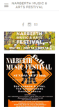 Mobile Screenshot of narberthfestival.com